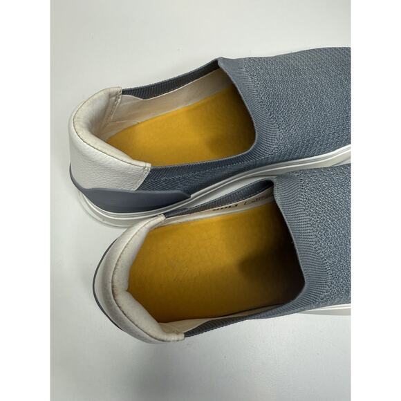 Casca Boli Slip On Sneaker Mens 11 Womens 13 Grey Knit Cushioned Athleisure Shoe - Picture 9 of 10